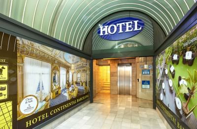 Hotel Continental Barcelona Entrada principal