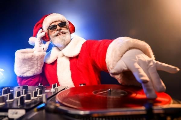 Santa DJ, great entertainment option when Corporate Christmas Party Planning