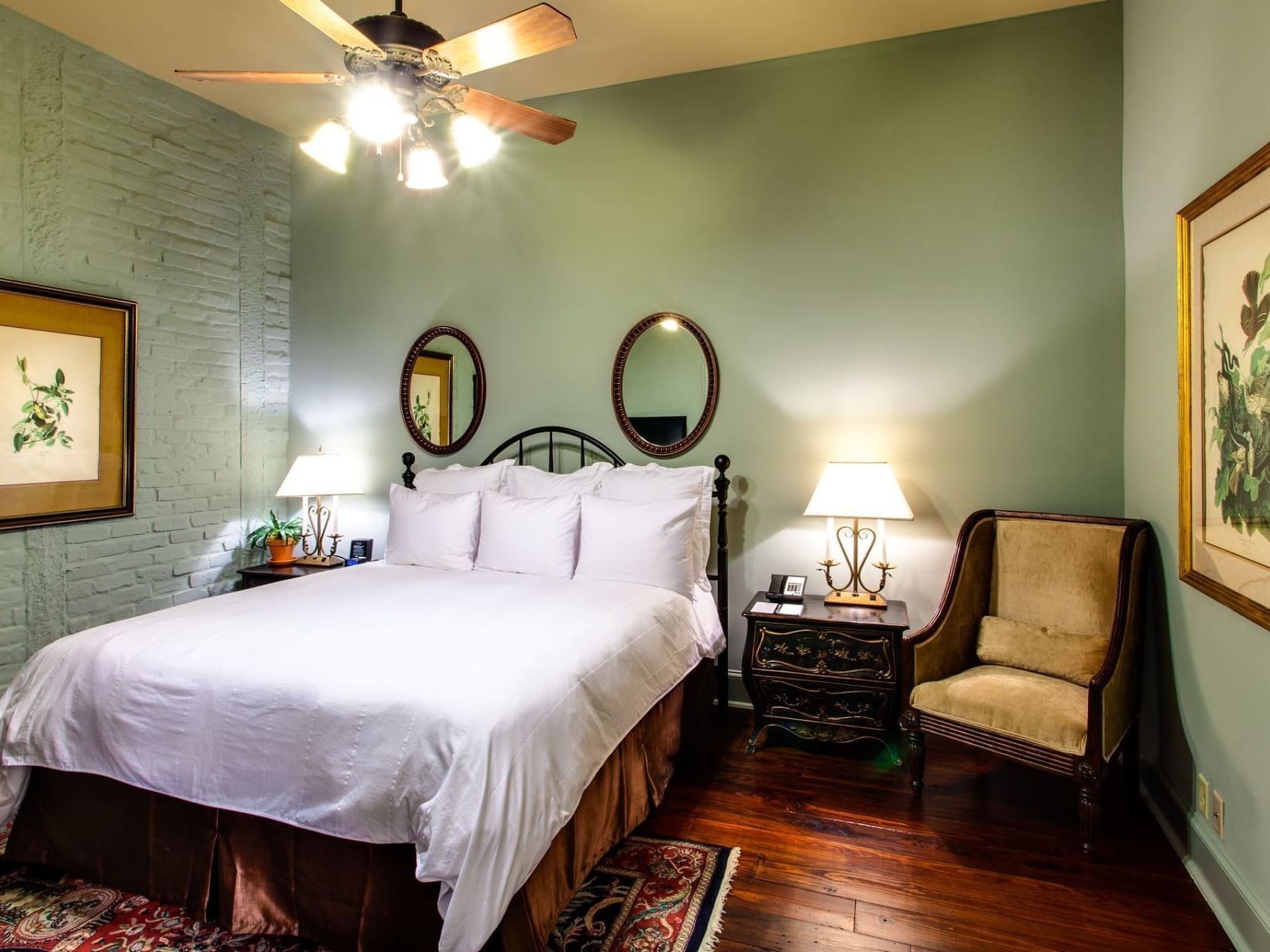 Interior view of Audubon Cottage 2 room at Audubon Cottages