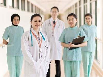 The staff of Sunway Medical Centre Velocity at Sunway Putra Hotel