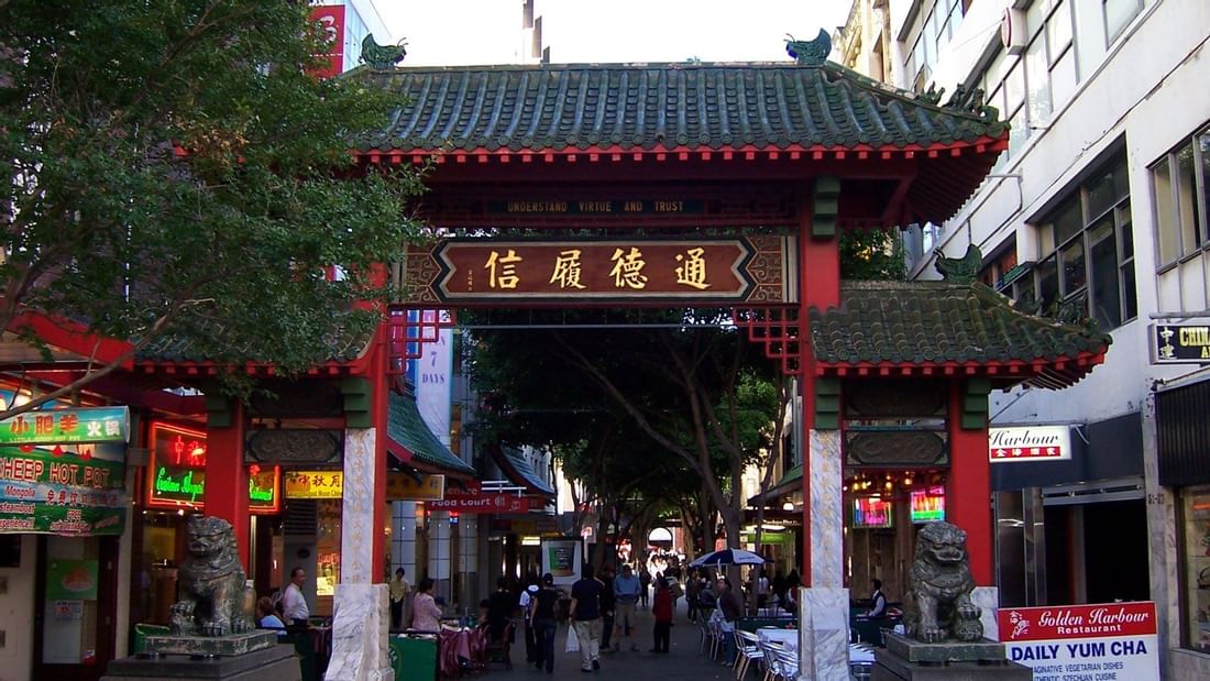 Chinatown near ibis Sydney World Square Hotel