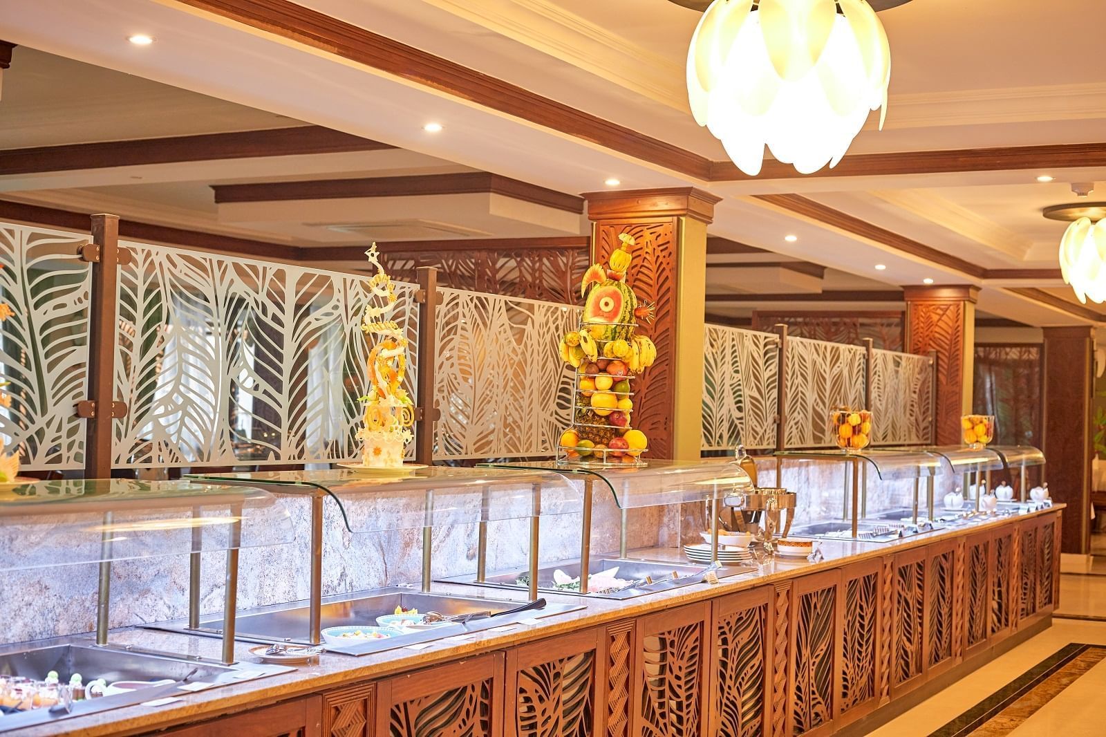 Lunch Buffet in Rumoka Restaurant at Goma Serena Hotel