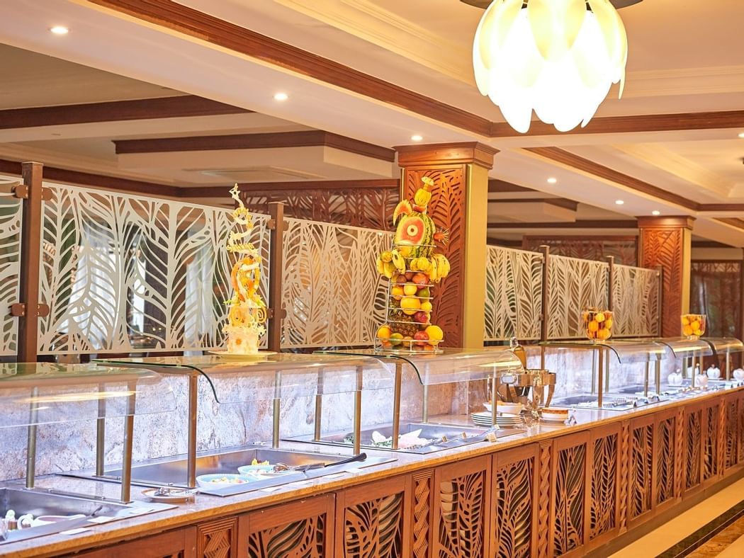 The Buffet in Rumoka Restaurant at Goma Serena Hotel