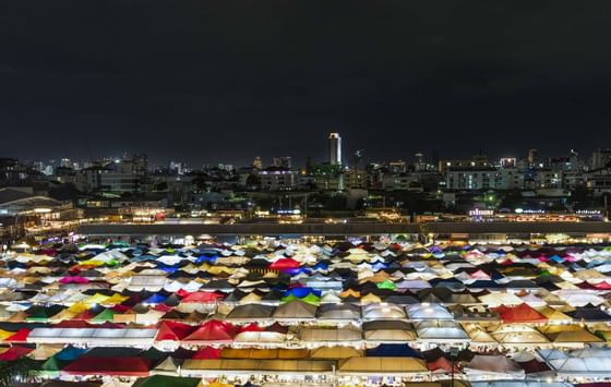 Night Market Ratchada near Maitria Hotel Rama 9