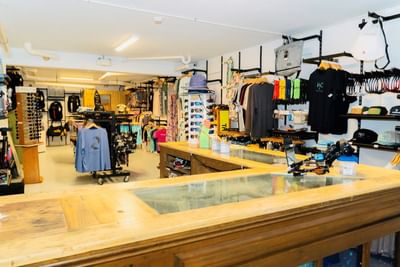 Interior of Surf Shop at H2O Life Style Resort