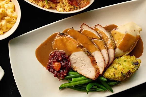 Meat dish served in Hollywood Brown Derby near Lake Buena Vista Resort Village & Spa