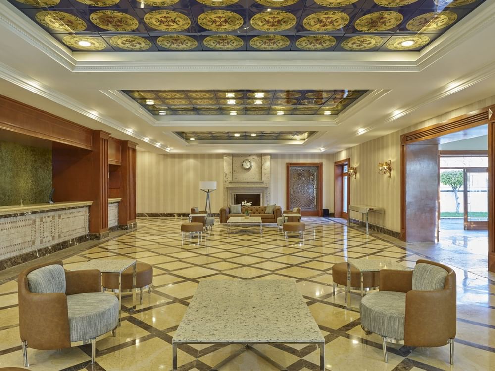 Luxury Reception & lobby area at FA Hotels & Resorts