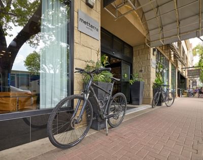 Rental bikes in Metterra Hotel on Whyte