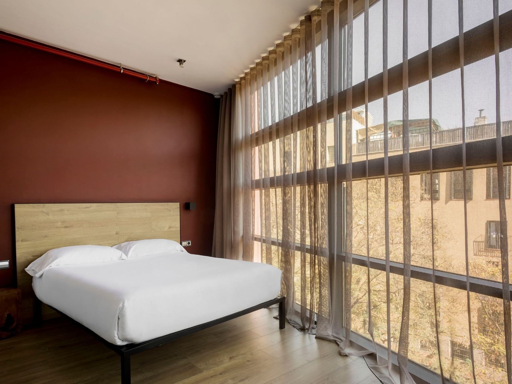 Bedroom arrangement in a room at Aparthotel Allada