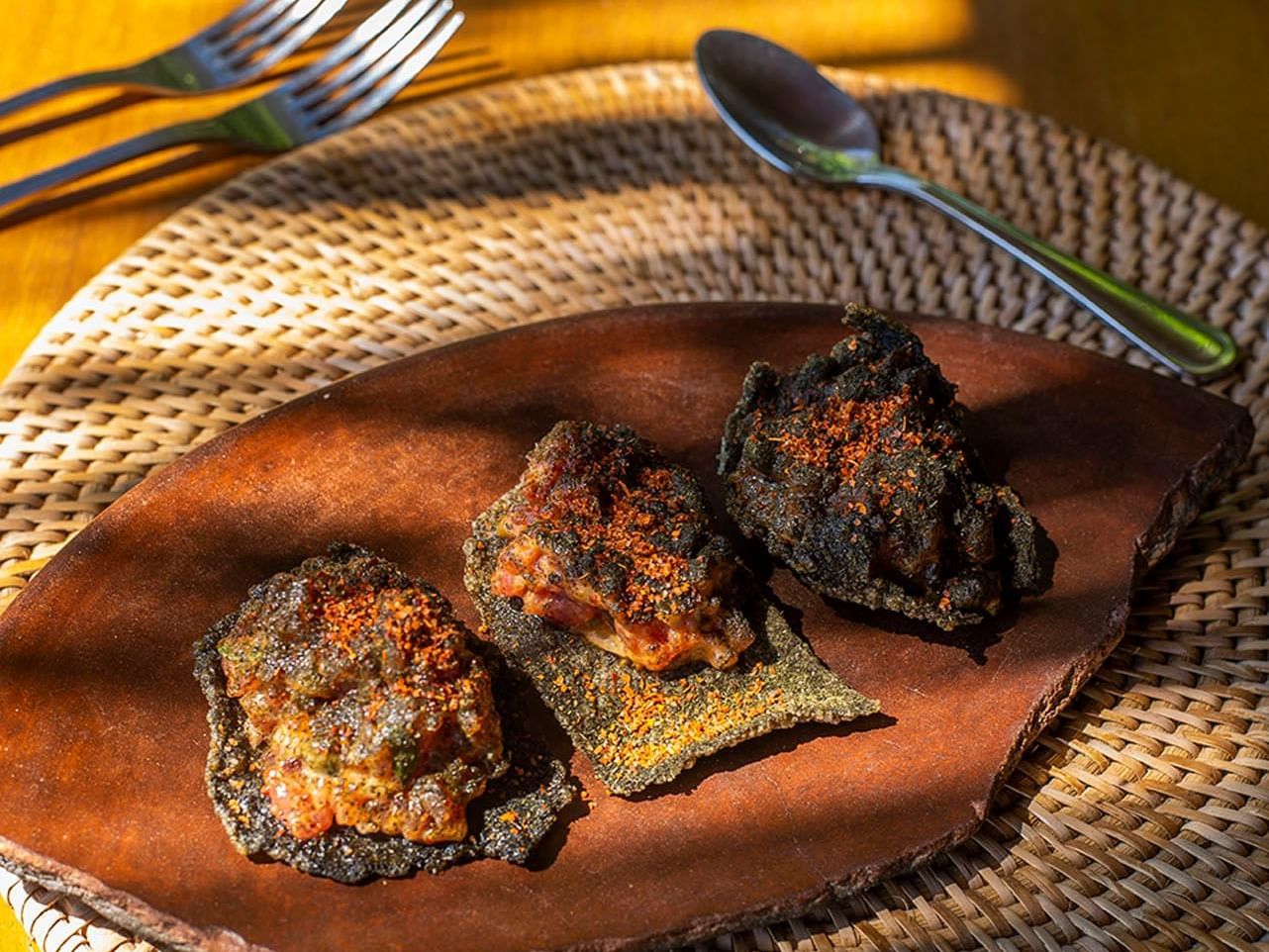 Food at Tierra Magnífica Hotel in Guanacaste, Costa Rica