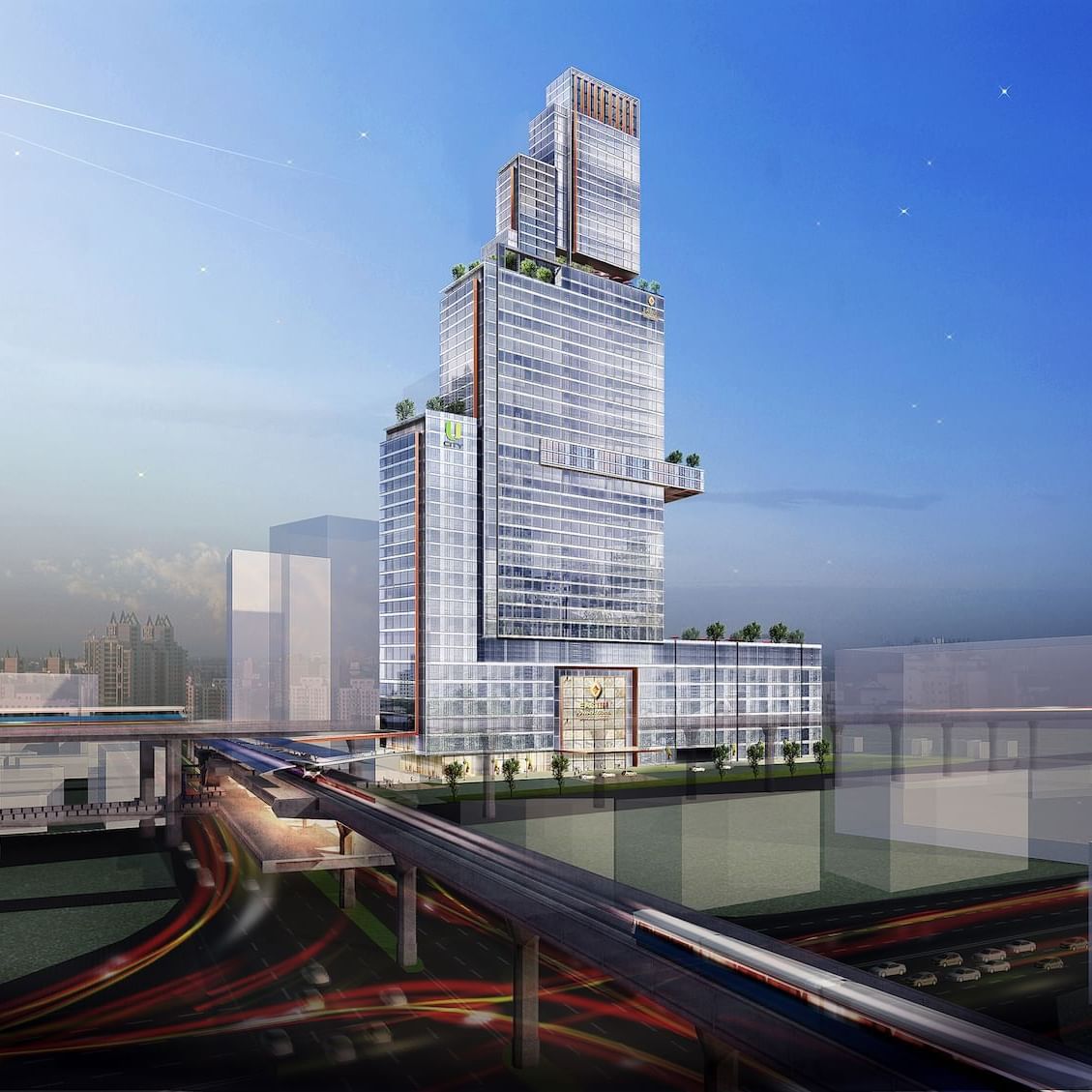 Concept design of the hotel & buildings near Eastin Hotel