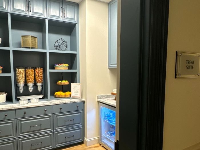 Peek inside the Camp Creek Inn treat suite.