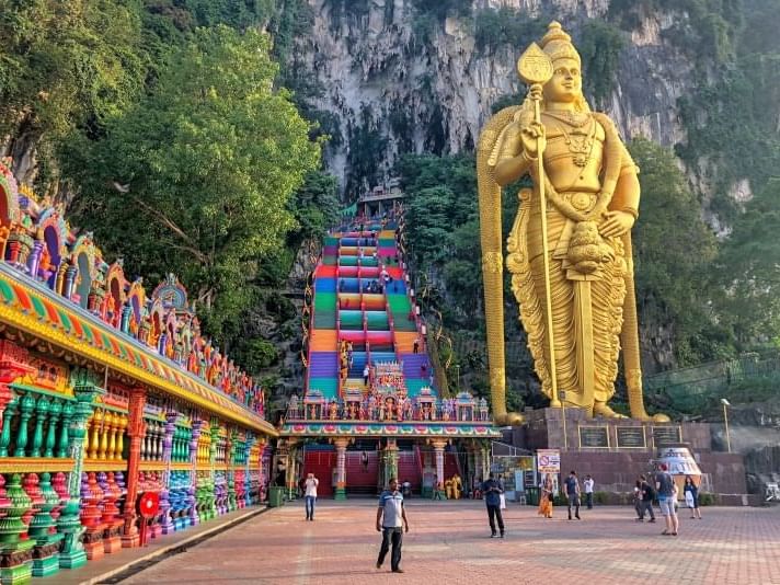The Temple complex in Batu Caves near Cititel Mid Valley