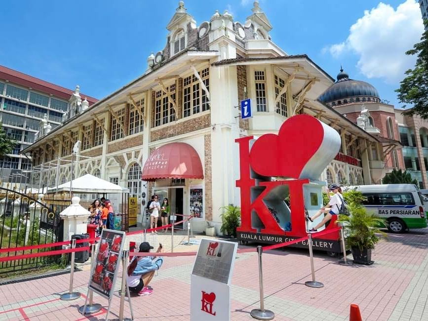 Exterior of KL City Gallery, a place to do shopping in Kuala Lumpur near Imperial Lexis