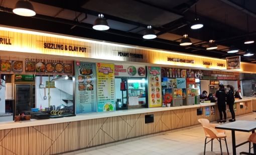 Food Courts in Sunway Carnival Mall near Sunway Hotel Seberang Jaya