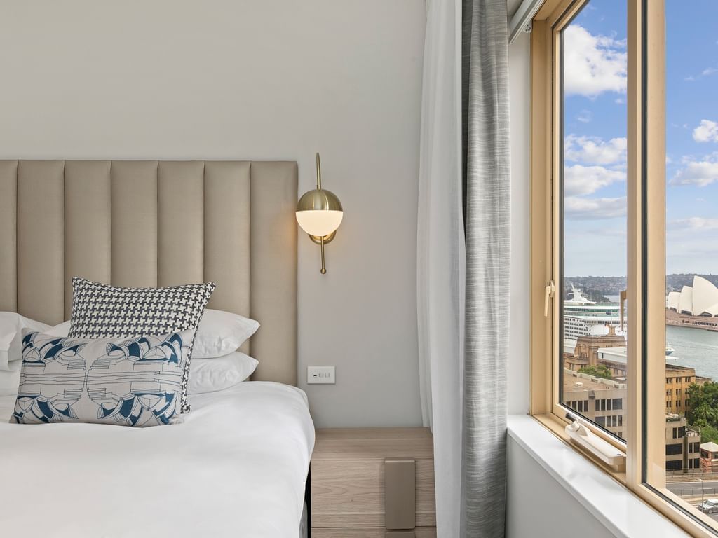 Deluxe one king bedroom at The Sebel Quay West Suites Sydney