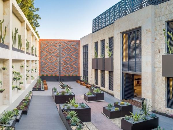 Hotel Courtyard at Grand Fiesta Americana Oaxaca