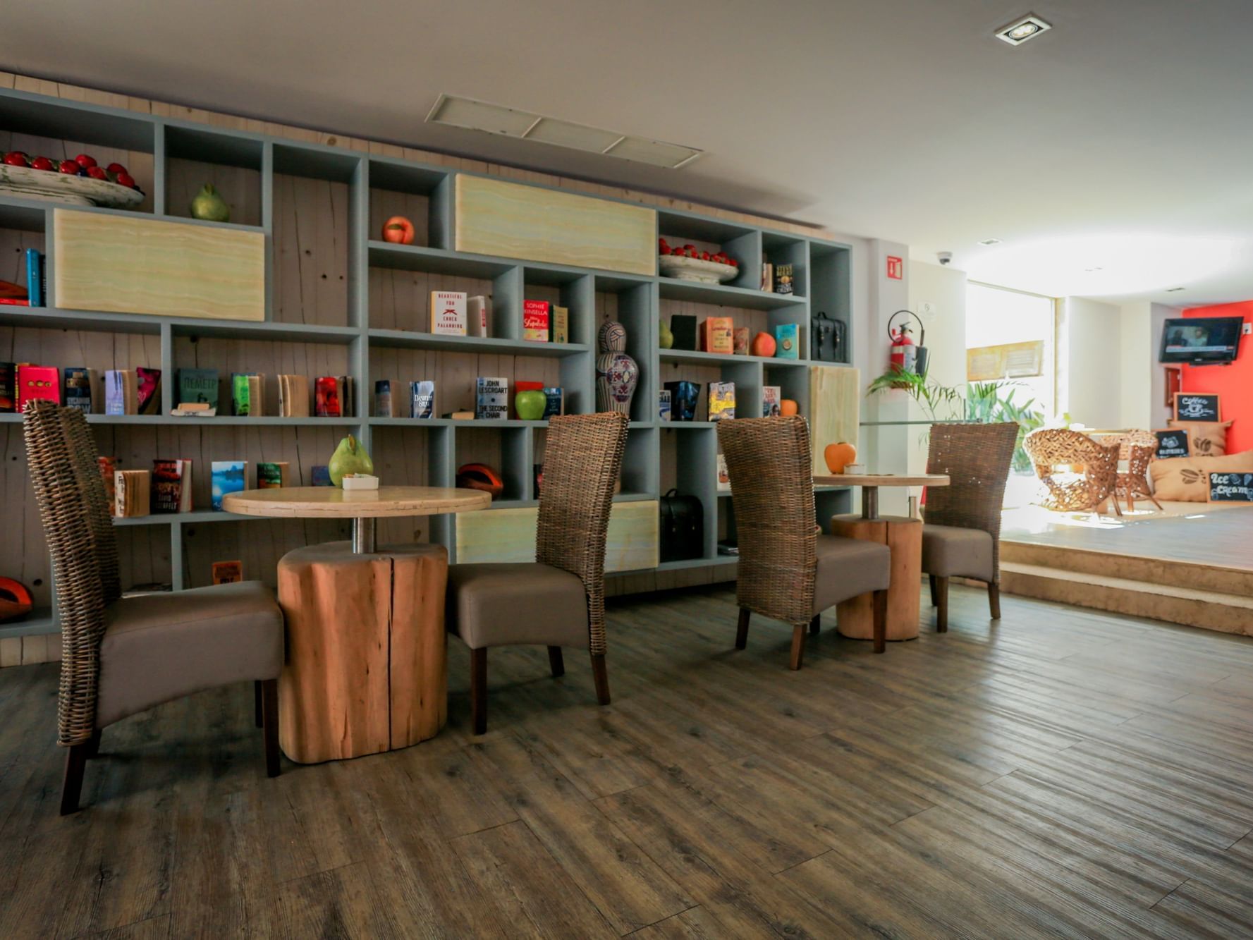 Interior of a coffee lounge at Marquis Los Cabos