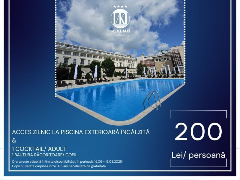 Afis Piscina Exterioara Vara