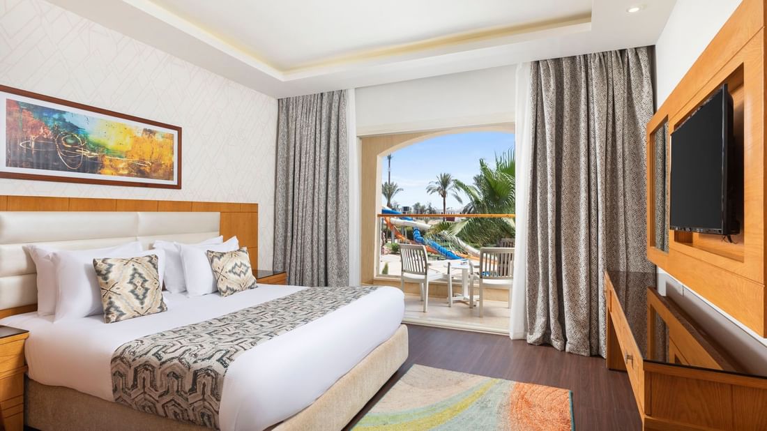 Large Family Room with Pool View at Pickalbatros Aqua Blu Resort in Sharm El Sheikh