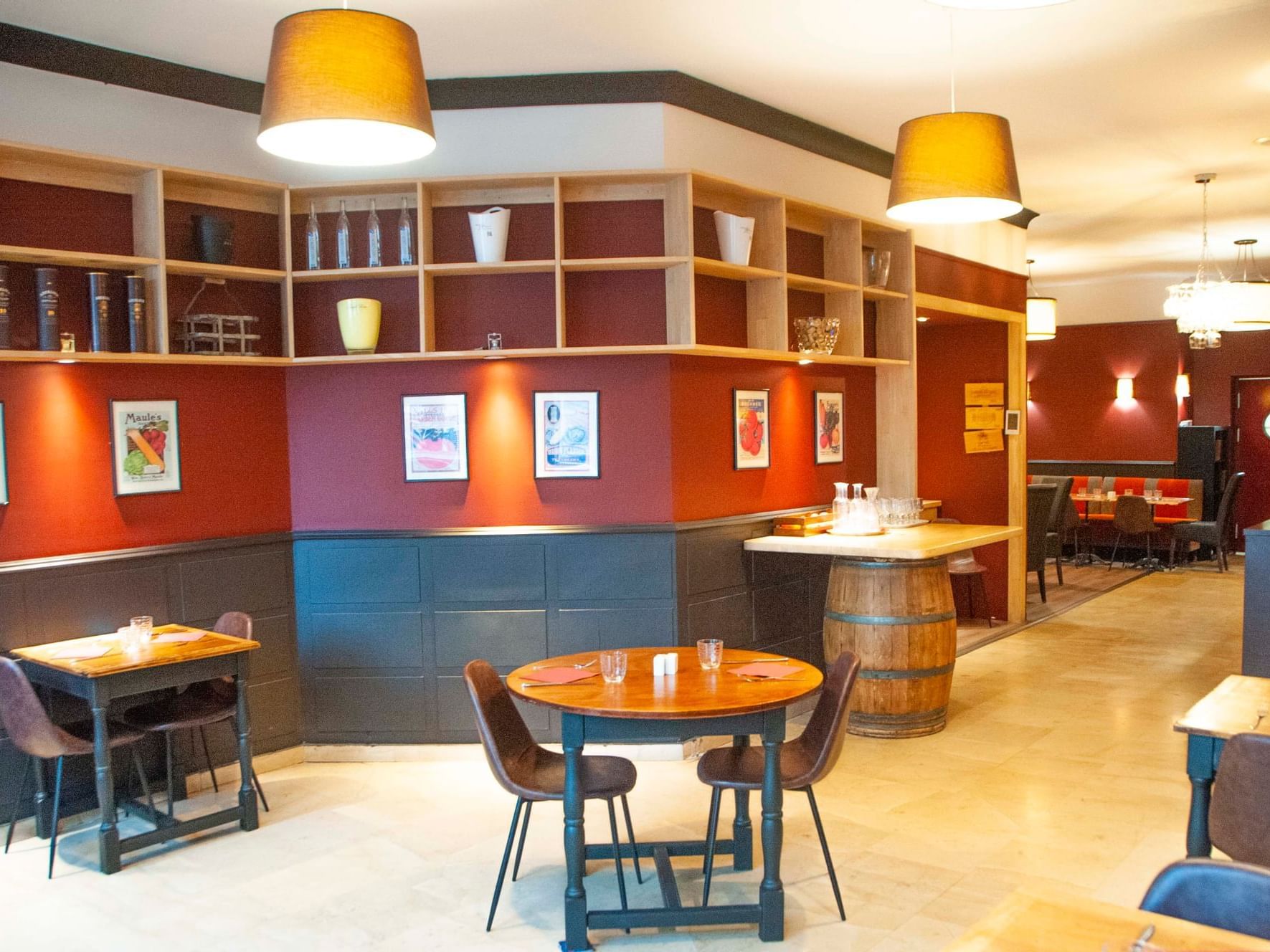 Interior of La Table De Felix Restaurant at Originals Hotel