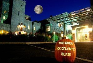 Decorated for Halloween Party at Castle Hotel and Spa