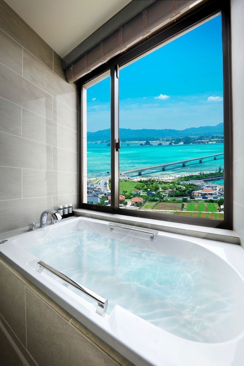 Away Okinawa Kouri Island Resort Bath View