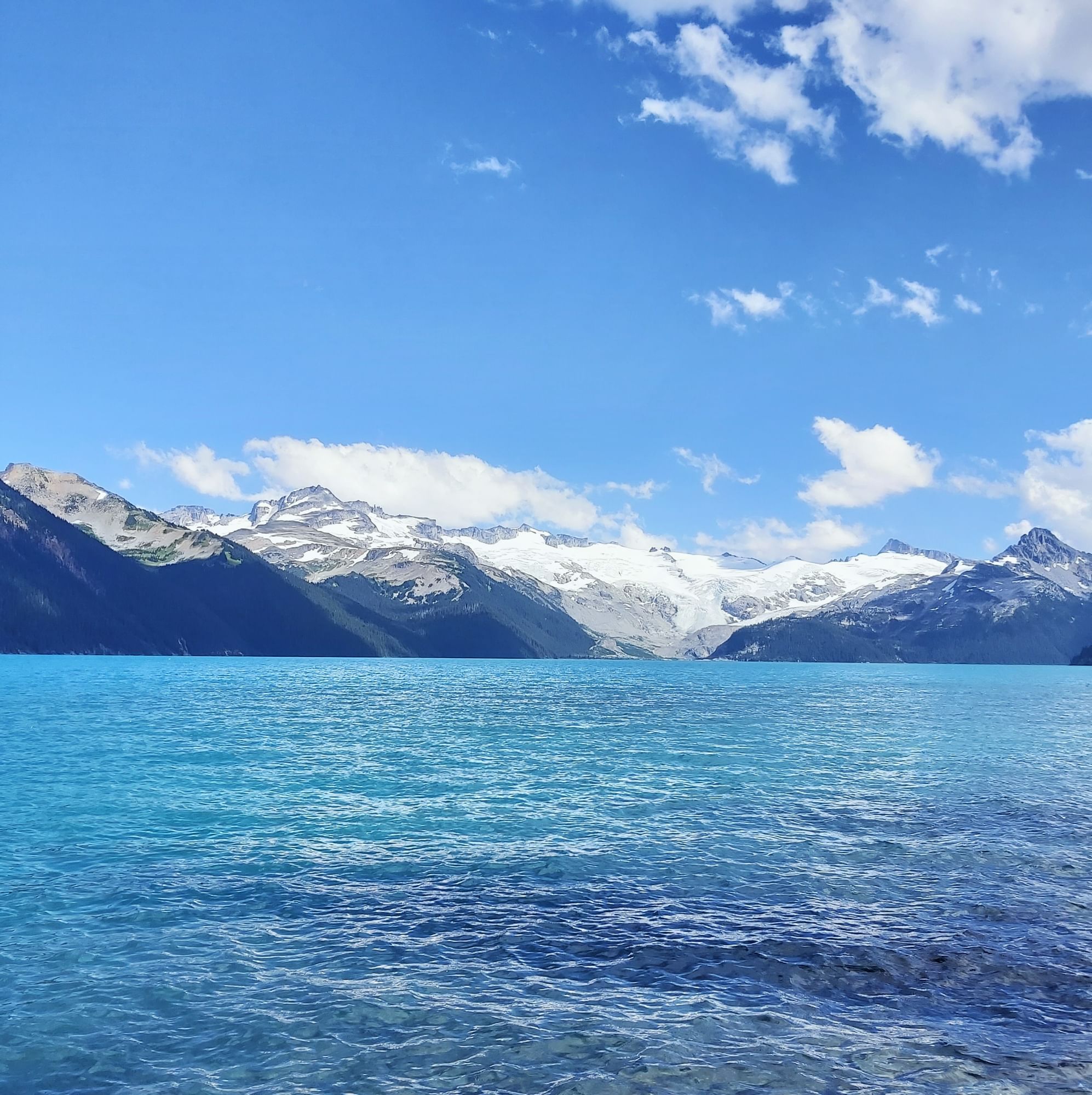 Garibaldi Lake with mountain backdrop near Blackcomb Springs Suites