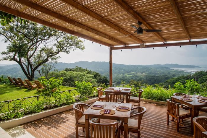 Restaurant at Tierra Magnífica Hotel in Guanacaste, Costa Rica