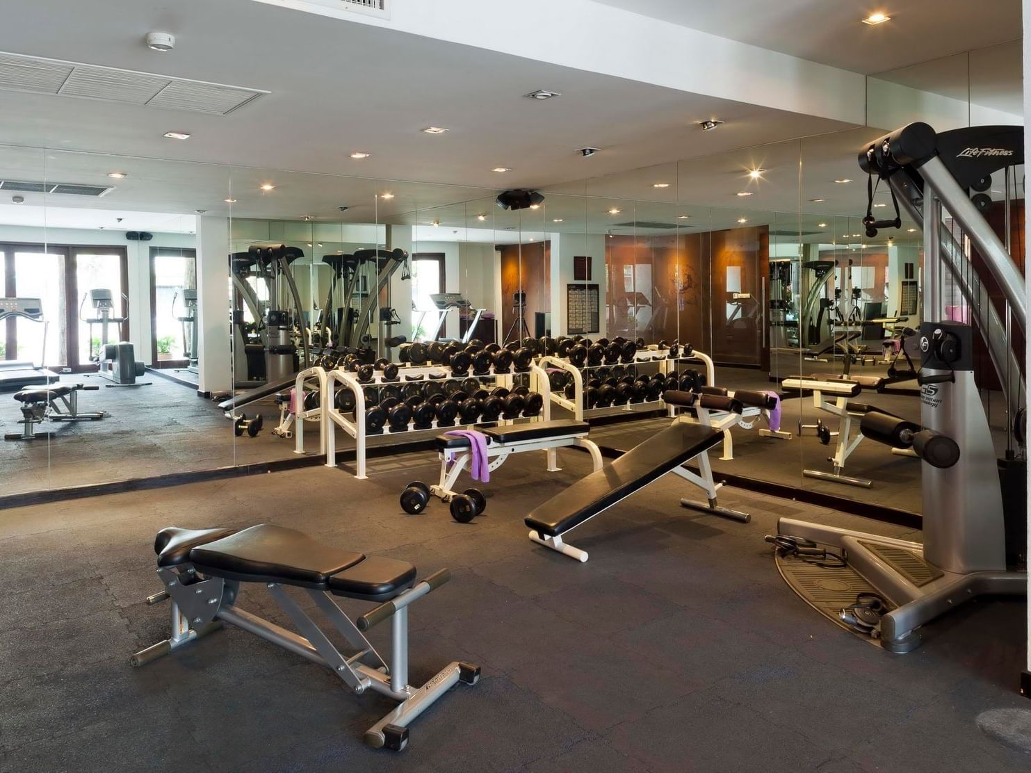 Spacious Gym at U Hotels and Resorts