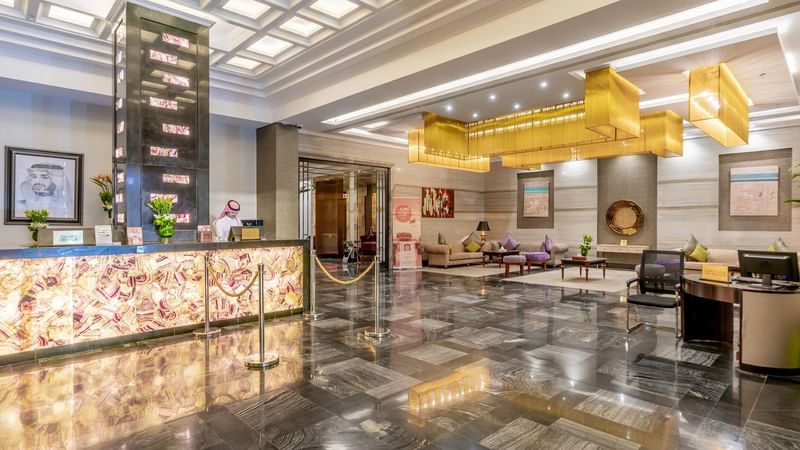 Lobby overview with Reception