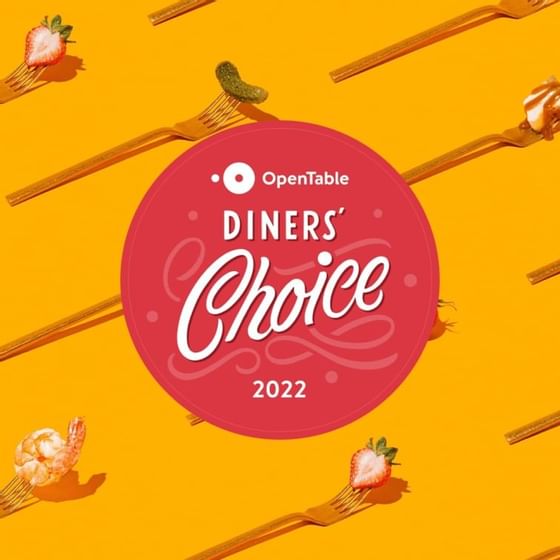 2022 Open table Best Restaurant Award at Amora Hotel Melbourne