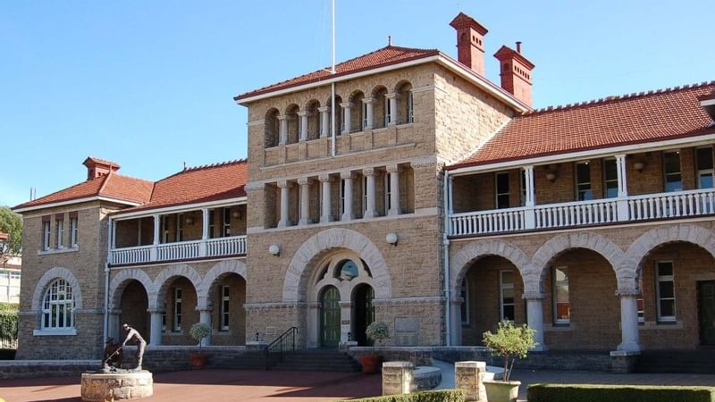 An image of the Perth Mint, constructed in 1899 and wholly owned by the Government of Western Australia. 