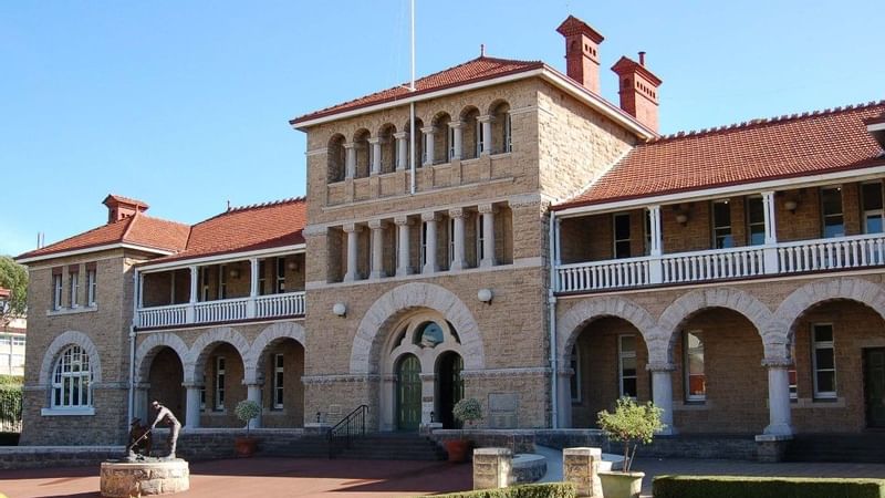 An image of the Perth Mint, constructed in 1899 and wholly owned by the Government of Western Australia.
