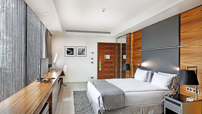 Executive Room with cozy bed at Warwick Stone 55 - Beirut