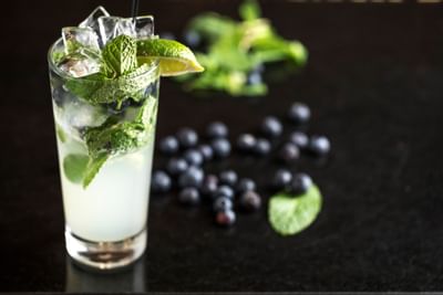 A mojito served at Peabody Hotels & Resorts
