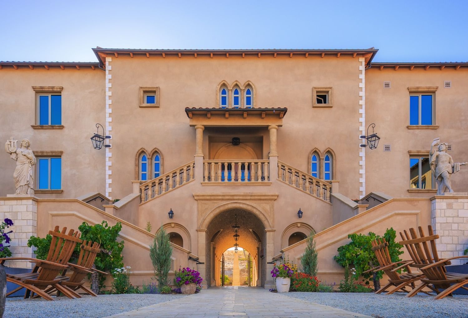 Exterior of Allegretto Vineyard Resort in Paso Robles