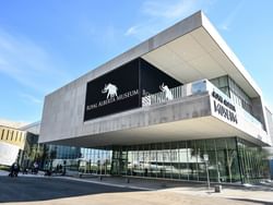 Exterior view of Royal Alberta Museum near Varscona Hotel on Whyte