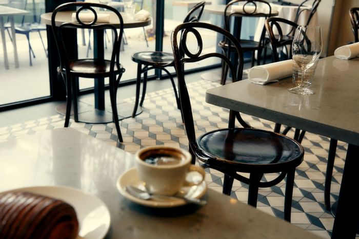 Coffee served in The Botanical near The Kinson