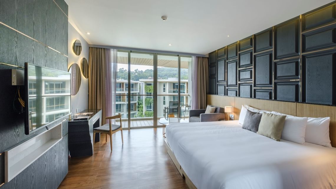 Deluxe Pool View | Accommodations at Wyndham Grand Nai Harn Beach Phuket