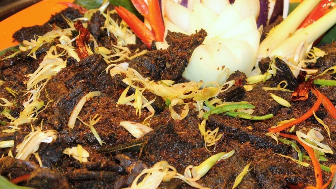 Close-up of a dish served in the Santapan Nusantara Putra buffet at Sunway Putra Hotel