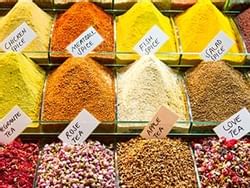 Spices at the Spice Bazaar near CVK Hotels