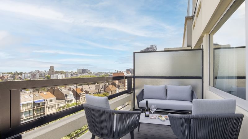 Terrasse de la suite Warwick