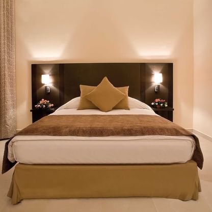 King bed in Double room at Labranda Targa Aqua Parc