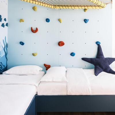 Sea-themed Family Room Deluxe at Falkensteiner Hotels