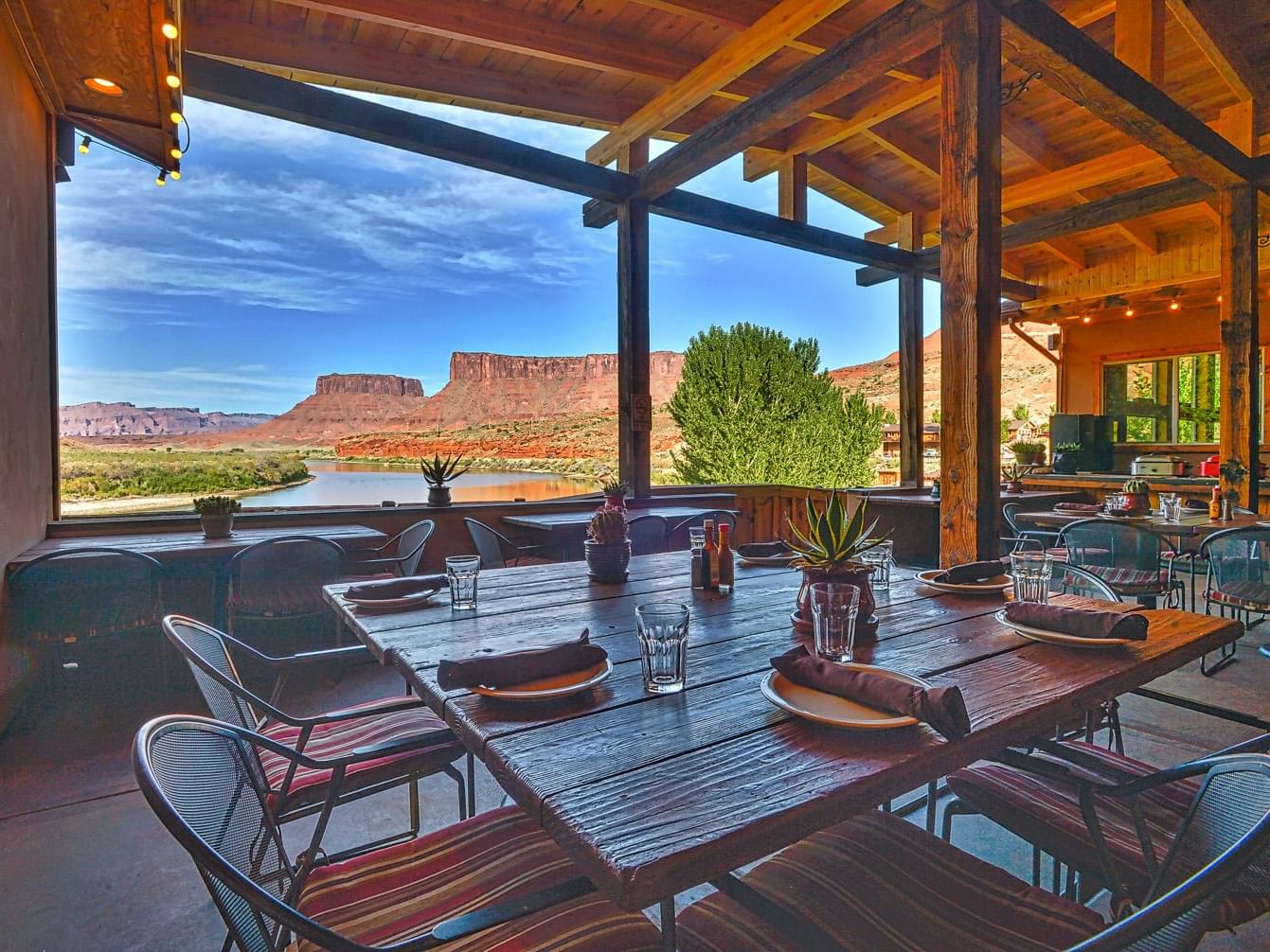 outdoor seating