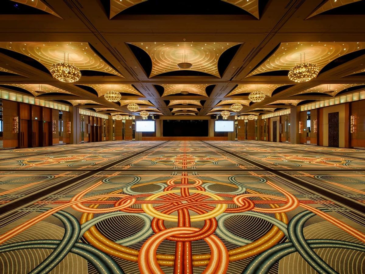 Interior of Palladium event room at Crown Hotel Melbourne