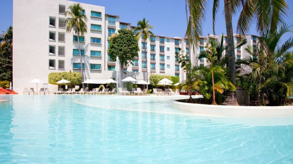 Close-up of the Outdoor pool at Gamma Plaza Ixtapa