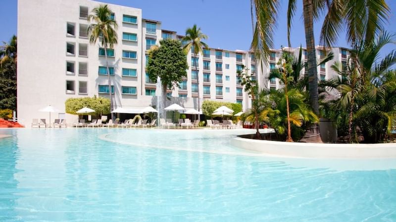 Close-up of the Outdoor pool at Gamma Plaza Ixtapa