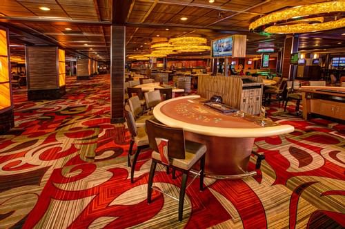 poker tables in casino
